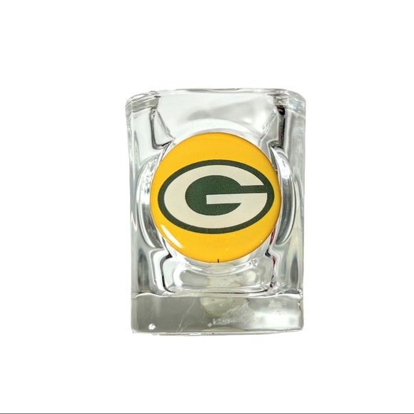 Green Bay Packers NFL 2 oz Square Shot Glass with Team Logo - Picture 6 of 7